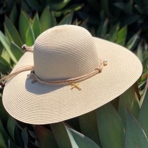 EMBELLISHED BEACH SUMMER HAT